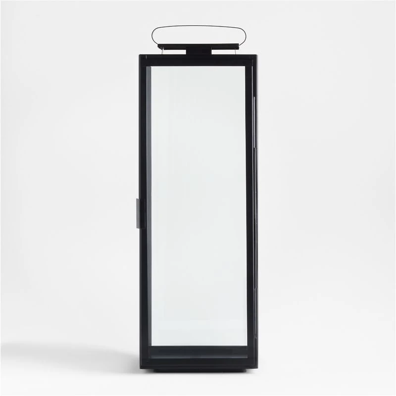 Walker Black Metal Outdoor Lantern 34.5"