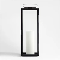 Walker Black Metal Outdoor Lantern 34.5"