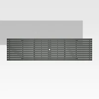 Walker 96"-144" Dark Grey Extendable Outdoor Dining Table