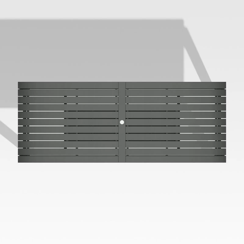 Walker 96"-144" Dark Grey Extendable Outdoor Dining Table