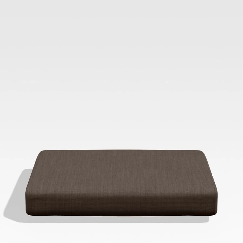 Walker Canvas Java Brown Sunbrella ® Outdoor Dining Side Chair Cushion
