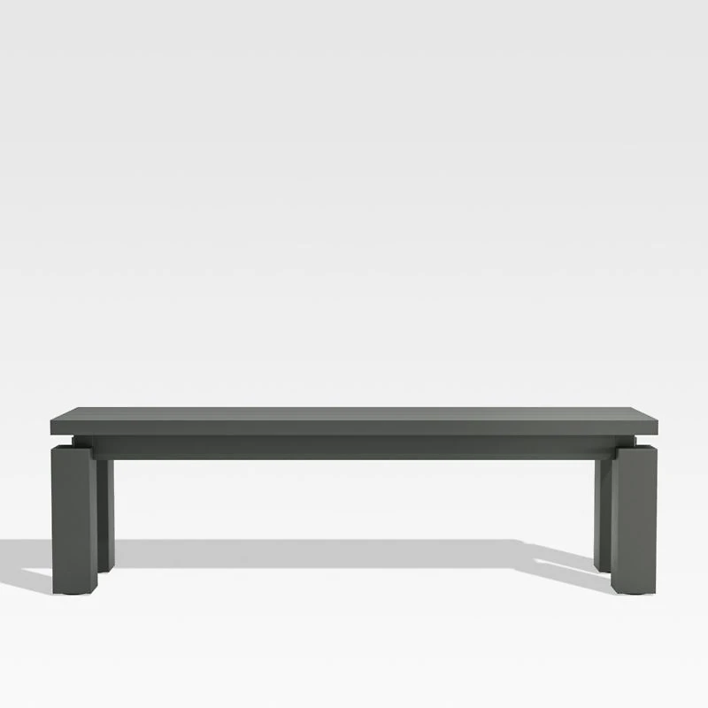 Walker Metal Outdoor Dining Bench