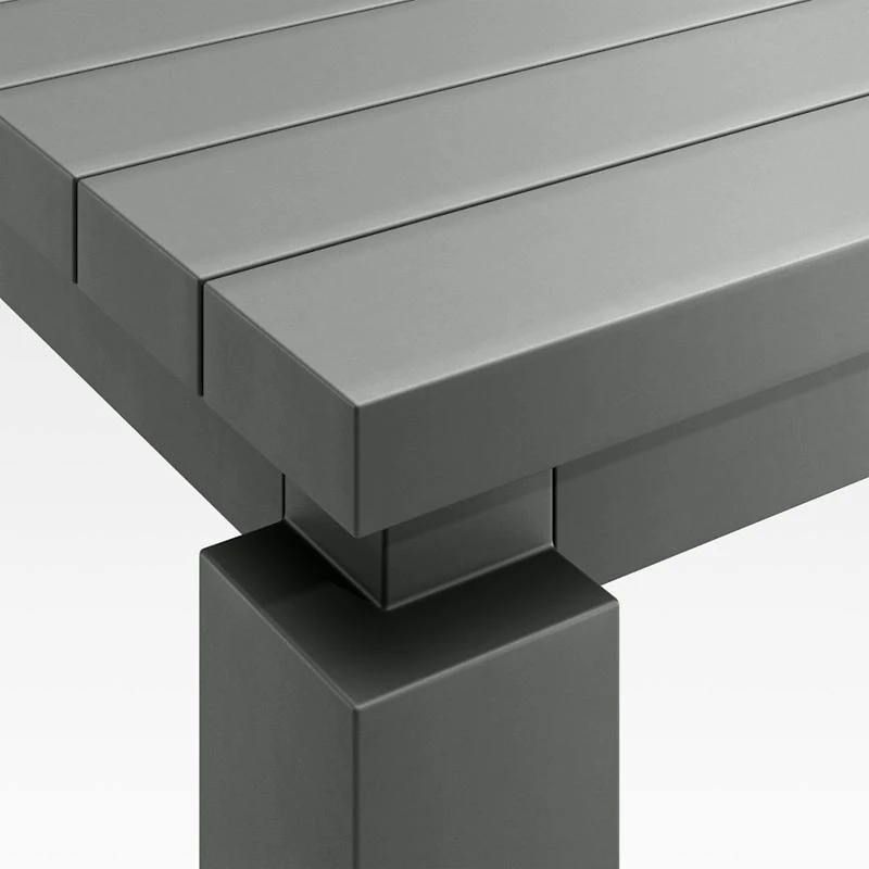 Walker 68" Metal Outdoor Dining Table