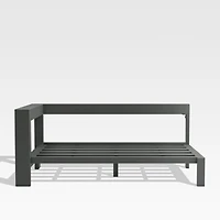 Walker Left Arm Metal Outdoor Loveseat Frame