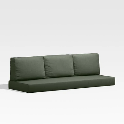 Walker Cast Sage Green Sunbrella ® Outdoor Sofa Cushion