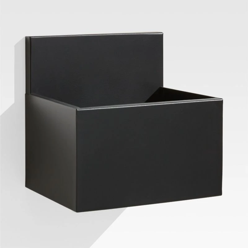 Pocket Black Wall Planter