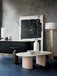 Valter Gunmetal Drink Table