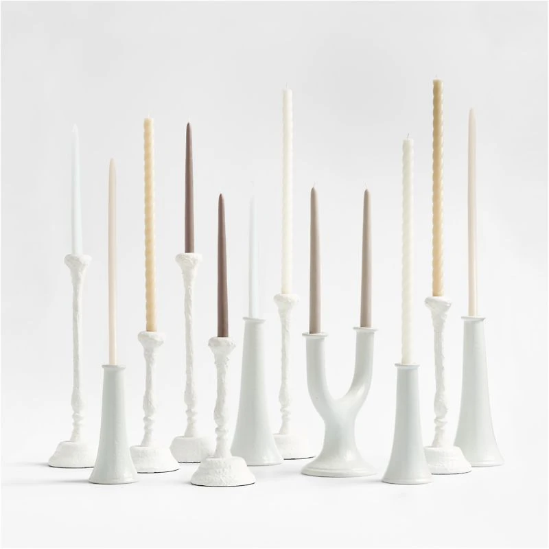 Warm Tone Taper Candle Bundle, Set of 12