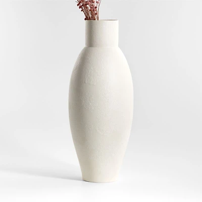 Warrick White Vase 20"