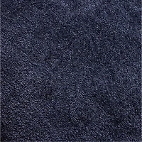 Organic Washed Cotton Velvet 18"x12" Indigo Blue Throw Pillow Cover