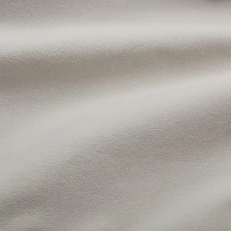Organic Cotton Grey Eyelash Fringe Full/Queen Duvet Cover