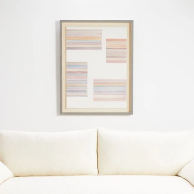 Watercolor Grid Print