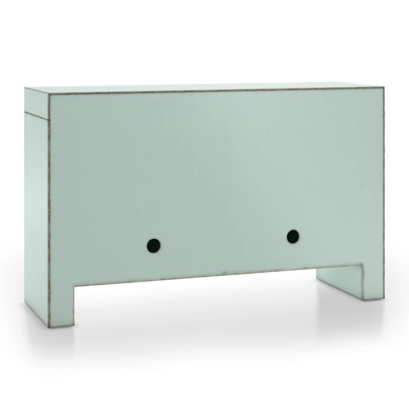 Waterfall Blue-Grey Storage Cabinet
