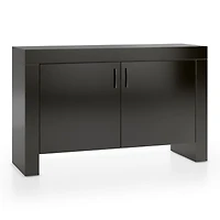 Waterfall Bruno Black Storage Cabinet