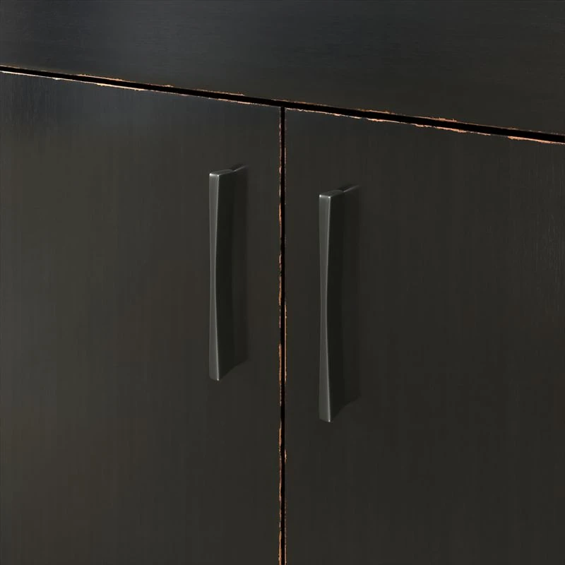 Waterfall Bruno Black Storage Cabinet