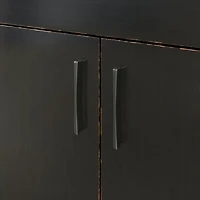 Waterfall Bruno Black Storage Cabinet