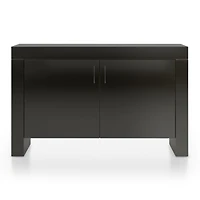 Waterfall Bruno Black Storage Cabinet