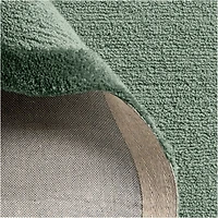 Wavy Border Muted Blue Kids Performance Area Rug 8'x10'