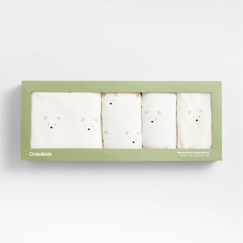 Welcome Bear Organic Baby Gift Set