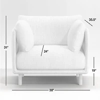Wells Chair with Natural Leg Finish