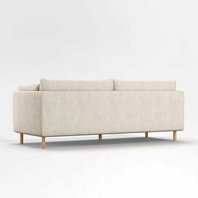 Wells Sofa with Natural Leg Finish