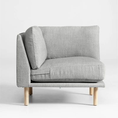 Wells Corner with Natural Leg Finish