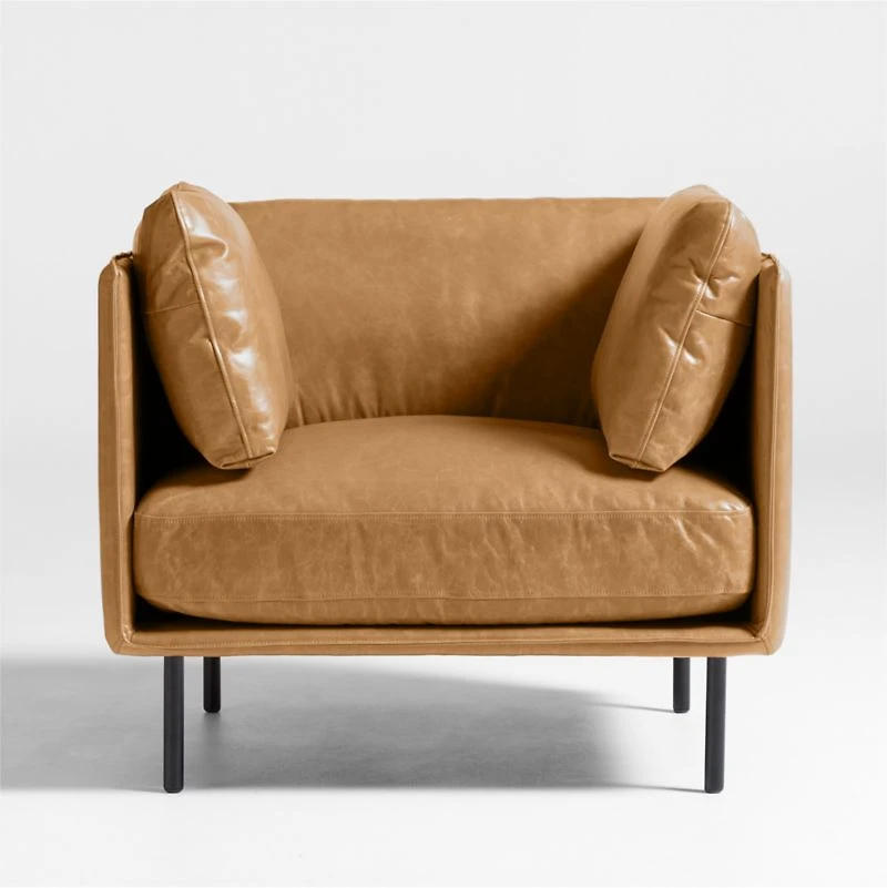 Wells 37" Leather Chair