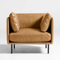 Wells 37" Leather Chair