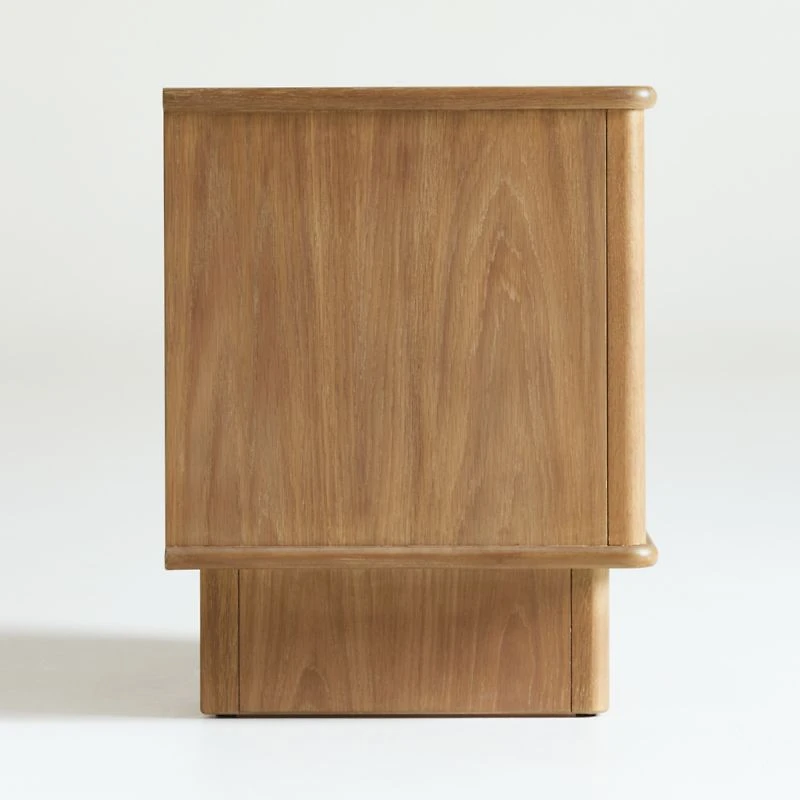 Wes Wood Nightstand with Drawer