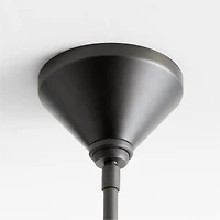 Weston Black Mid-Century Modern Chandelier Light 45"