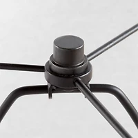 Weston Black Mid-Century Modern Table Lamp 27"