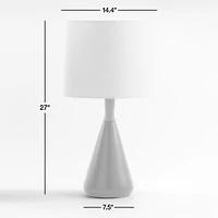 Weston Black Mid-Century Modern Table Lamp 27"