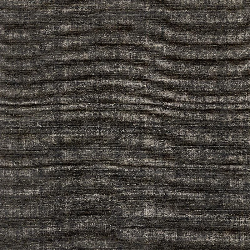 Whistler Viscose and Jute Blend Handwoven Charcoal Black Area Rug 6'x9'