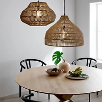 Cabo Small Woven Pendant Light 18"