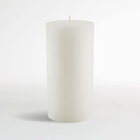 White Pillar Candle 4"x8"