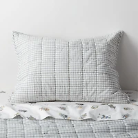 Windowpane Plaid Kids Pillow Sham