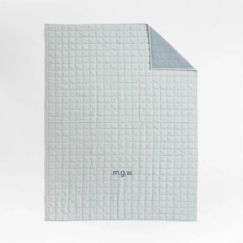 Windowpane Plaid Kids Full/Queen Quilt