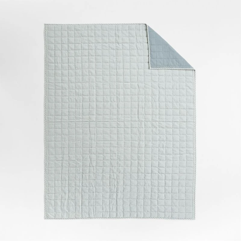 Windowpane Plaid Kids Full/Queen Quilt