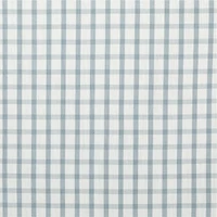 63" Blue Organic Cotton Windowpane Plaid Curtain Panel