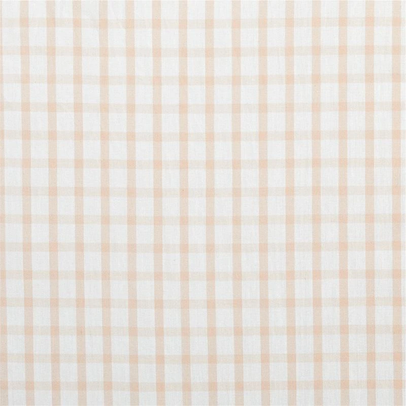 63" Organic Cotton Windowpane Plaid Curtain Panel