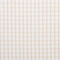 63" Organic Cotton Windowpane Plaid Curtain Panel