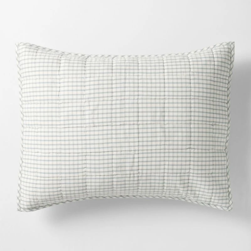 Windowpane Plaid Kids Pillow Sham