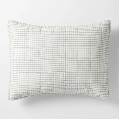 Windowpane Plaid Kids Pillow Sham