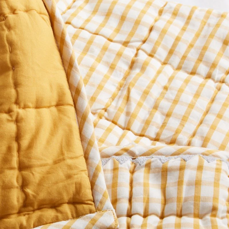 Daytime Print Organic Cotton Baby Crib Fitted Sheet