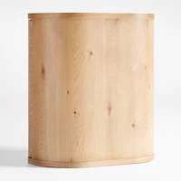 Winslow Natural Oak Wood Bar Cabinet by Jake Arnold