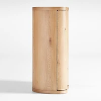 Winslow Natural Oak Wood Bar Cabinet by Jake Arnold