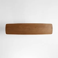 Winslow 70" Asymmetrical Brown Oak Wood Console Table by Jake Arnold