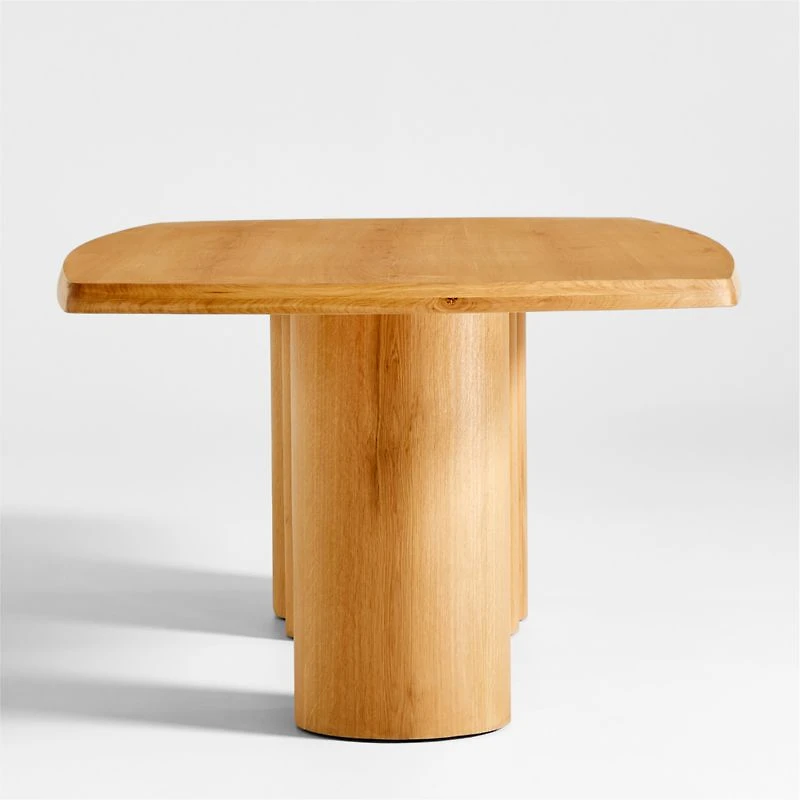 Winslow 96" Knotty Natural Oak Wood Dining Table by Jake Arnold