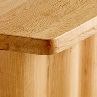 Winslow 96" Knotty Natural Oak Wood Dining Table by Jake Arnold