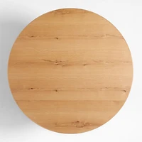 Winslow 60" Knotty Natural Oak Wood Round Dining Table by Jake Arnold
